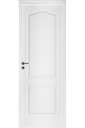 Puerta placa texturada, marco de madera macizo 